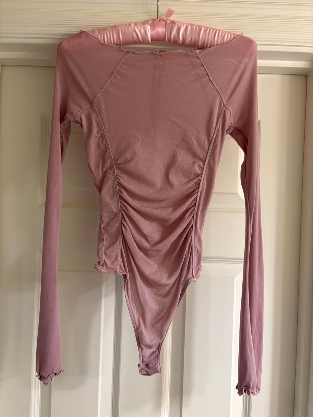 Free People Intimately Sheer Lilac Bodysuit